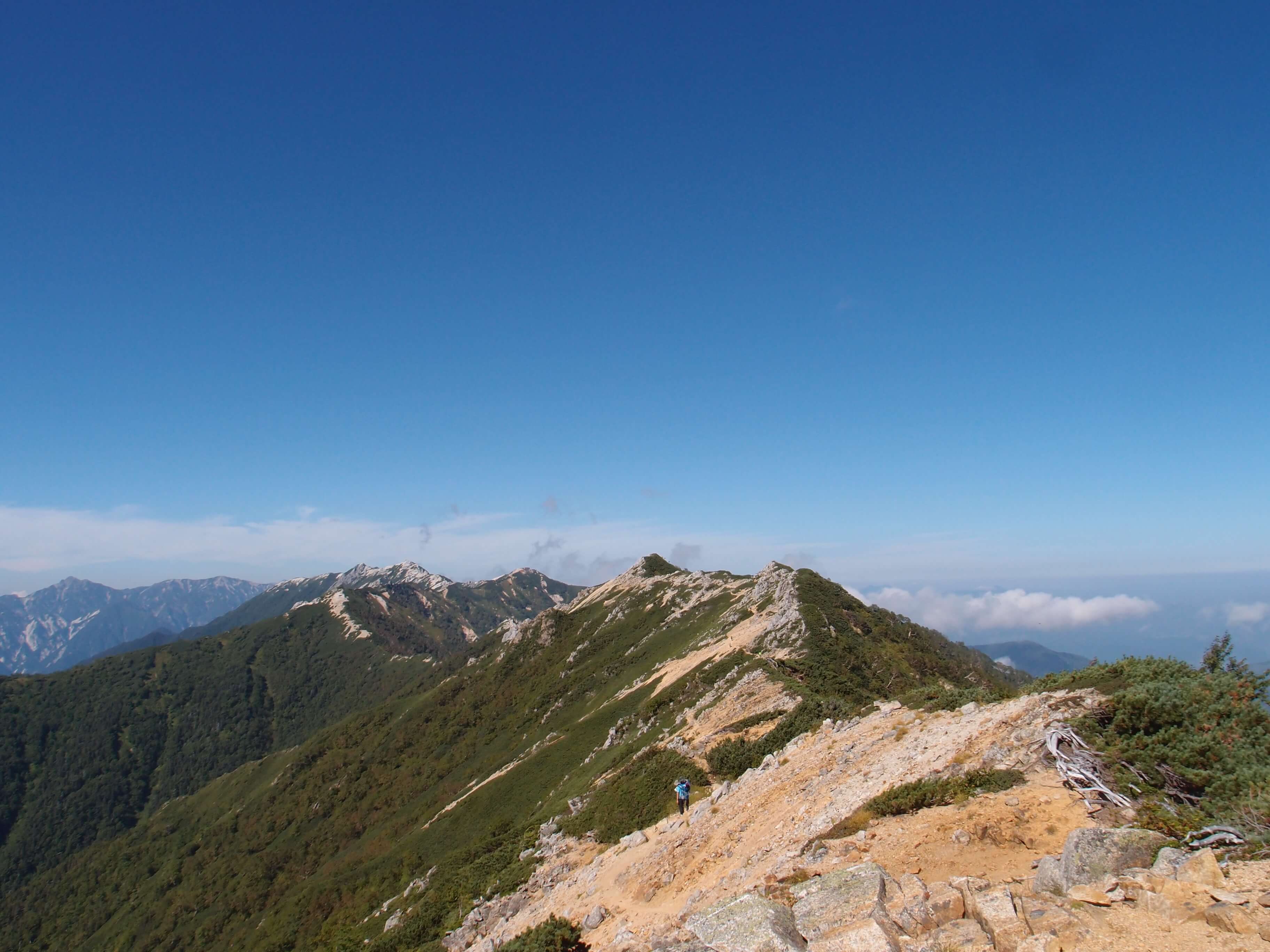 P9140200 - 【燕岳-大天井岳-常念岳-蝶ヶ岳 縦走録(2)】燕岳から大天井岳は思ったよりも大変だ